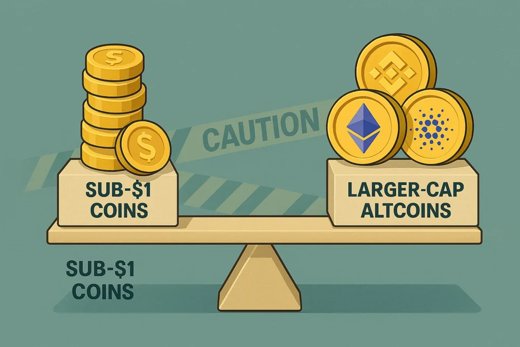 Balancing high-risk altcoins with safer long-term crypto investments.
