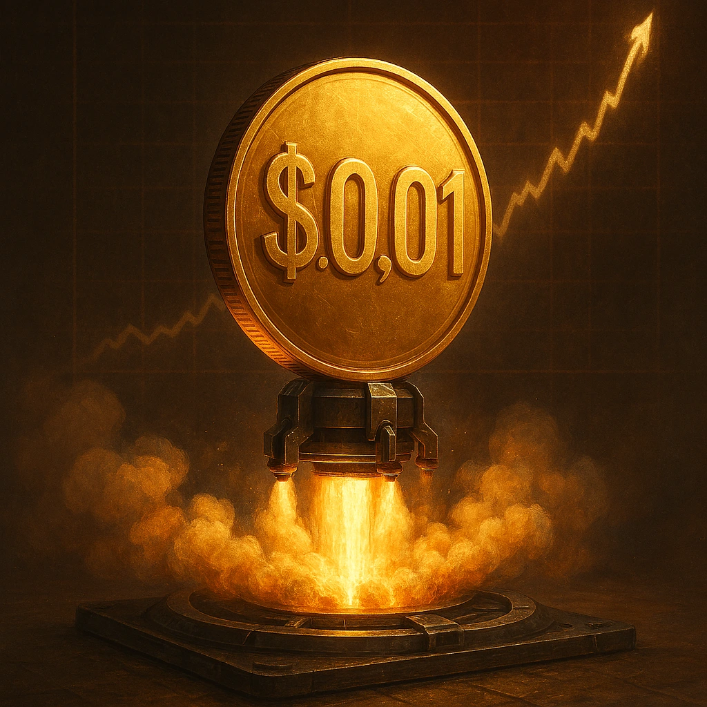 Can altcoins under $1 reach 100x? Crypto moonshot launch concept.