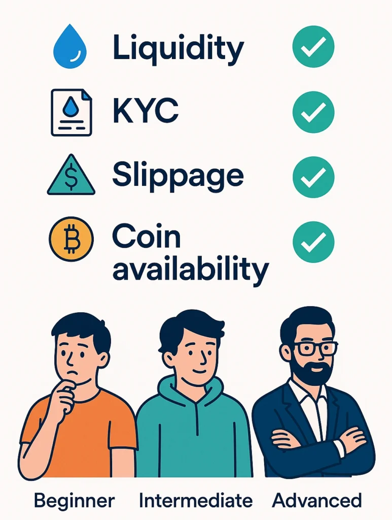 Checklist for choosing the right crypto exchange for altcoins under $1