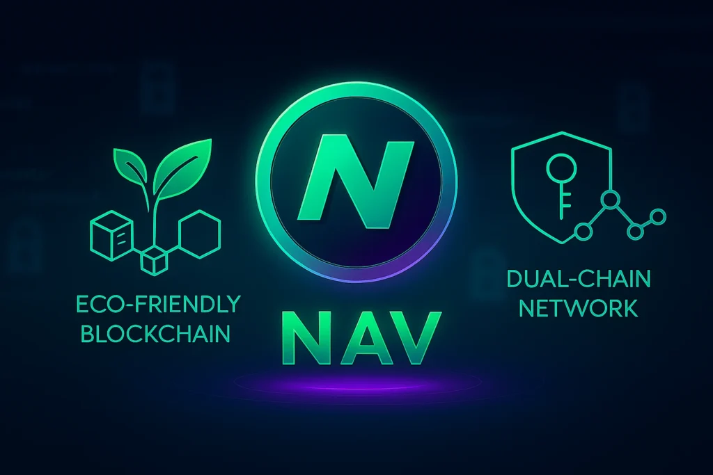 Navcoin (NAV) privacy altcoin with dual-chain and eco-friendly blockchain