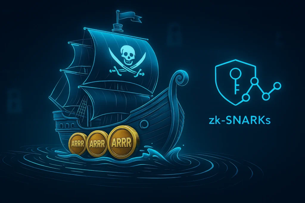 Pirate Chain (ARRR) privacy altcoin with zk-SNARKs default privacy
